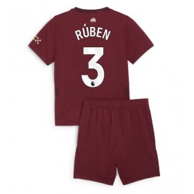 Manchester City Ruben Dias #3 3rd Trikot 2024-25 Kurzarm (+ kurze hosen)